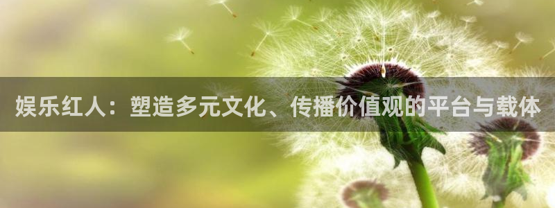 蓝图娱乐平台：娱乐红人：塑造多元文化、传播价值观的平台与载体